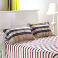 White Plain Cotton Pillow Pure cotton linen sleeping pillow Supplier